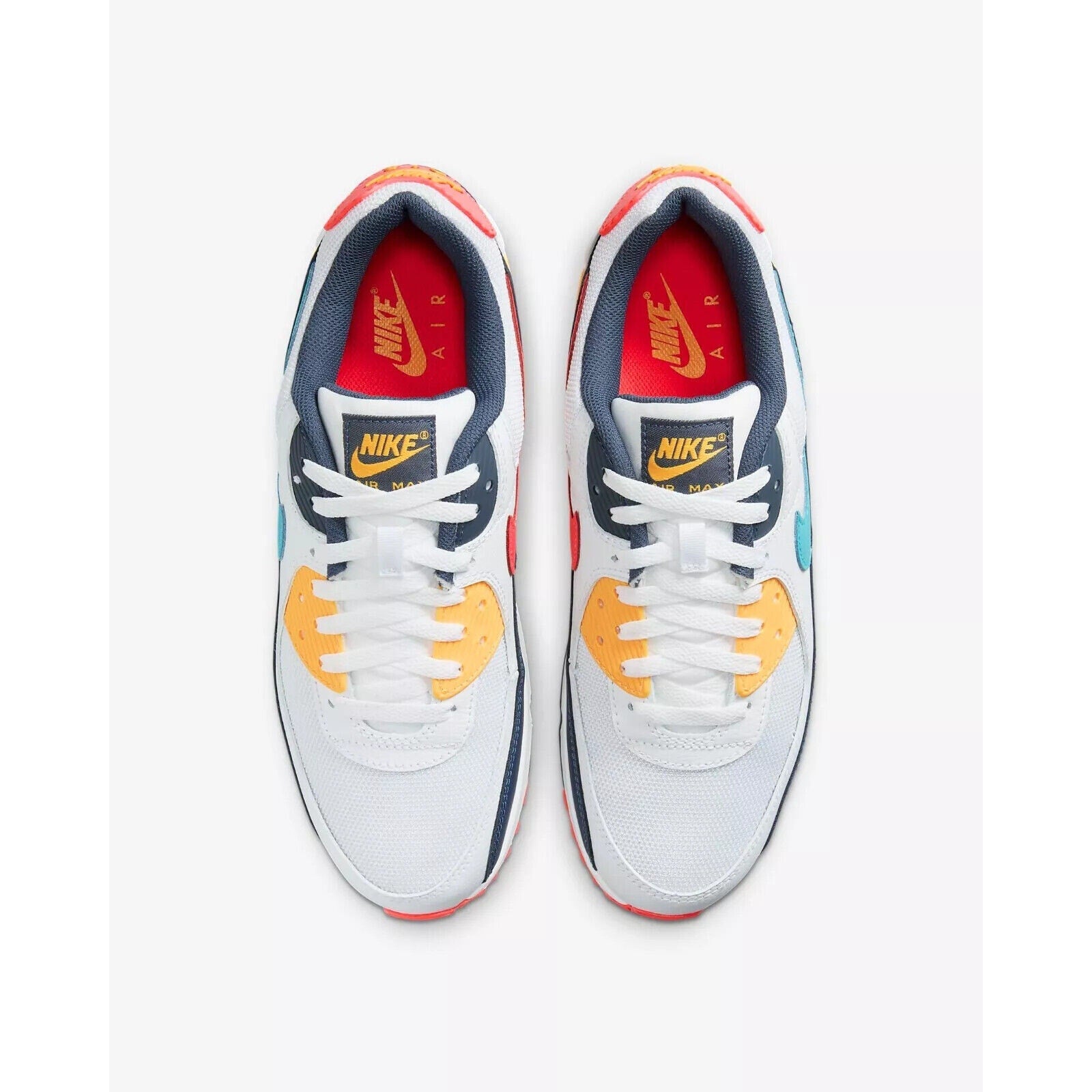 Nike Air Max 90 White Thunder Blue Dusty Cactus
