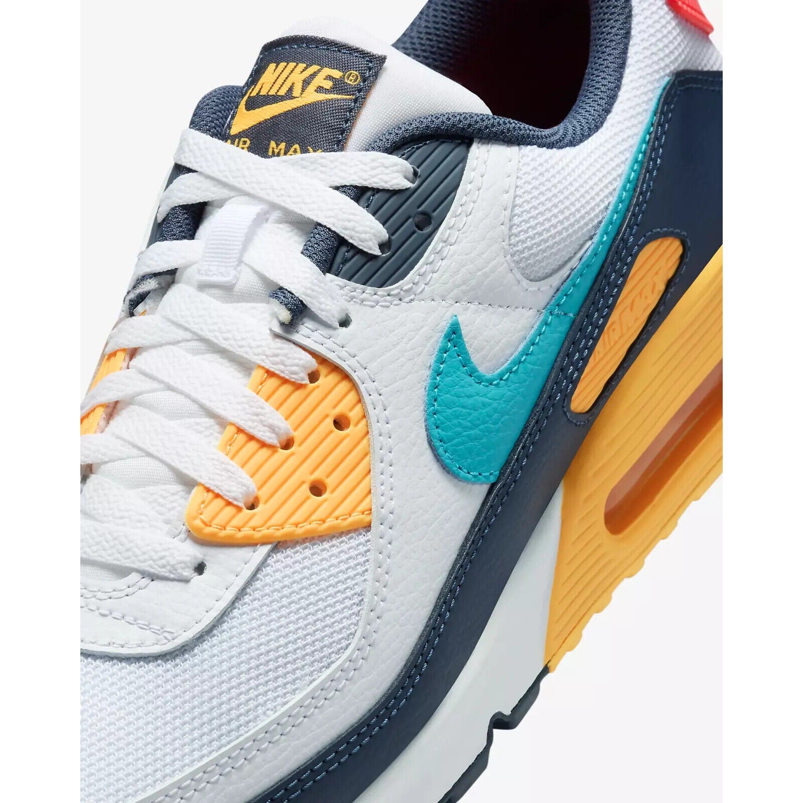 Nike Air Max 90 White Thunder Blue Dusty Cactus