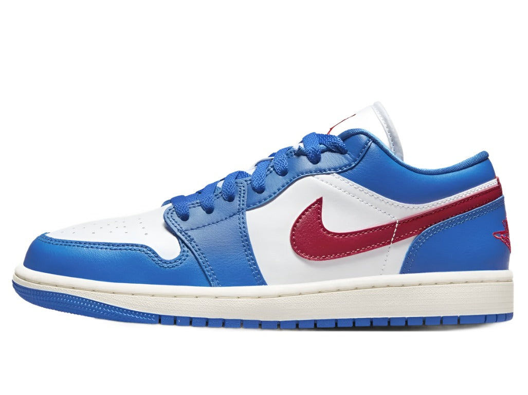 Women's Air Jordan 1 Low Sport Blue Gym Red White